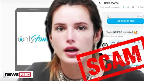 bella throne only fans leaked|OnlyFans stars including Bella Thorne caught up in online leak。